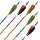 Flèche complète | BLACK EAGLE Vintage Crested .005 - Carbone - emplumée en usine - Pack de 6