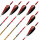 Flèche complète | BLACK EAGLE Vintage Crested .005 - Carbone - emplumée en usine - Pack de 6