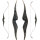 JACKALOPE - Moonstone - 60 Pouces - One Piece Arc de recurve - 30-60 lbs