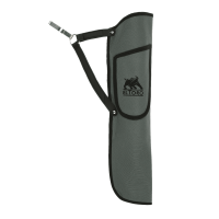 elTORO Base² - Carquois de hanche avec poche plaquée - Main droite | Couleur: Gris