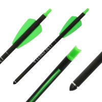 Flèches d'arbalète en carbone | X-BOW FMA Flèches d'arbalète pour Cobra System, Cobra R9 + R10 & Adder - 7,5 pouces | High Range