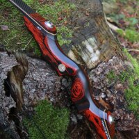 JACKALOPE - Bloodstone Hunter - 60 pouces - 25 lbs - Arcs recurves T/D | Main droite