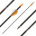 26-30 lbs | Flèche en carbone | SPHERE 3K Xtreme - avec vanes | Spine 700 | 30 pouces