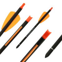 [Pack d'avantages] Flèches d'arbalète en carbone | X-BOW FMA Flèches d'arbalète pour Cobra System, Cobra R9 + R10 & Adder | 7,5 pouces | Deep Penetration - 10 pièce