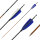 21-25 lbs | [Recommandation] Flèche en carbone | MagnetoSPHERE Slim - avec plumes naturelles - Spine: 1000 | 28 pouces
