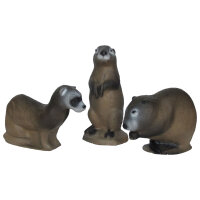 3Di Family Pack - Nerz, Bisamratte &amp; Pr&auml;riehund