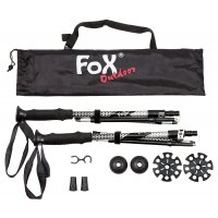 FOX OUTDOOR Bâtons de trekking en aluminium -...