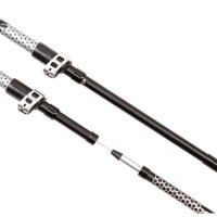 FOX OUTDOOR Bâtons de trekking en aluminium - Haidel - pliables - poignée en mousse