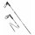 FOX OUTDOOR Bâtons de trekking en aluminium - Haidel - pliables - poignée en mousse