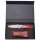 FOX OUTDOOR Damastmesser - klappbar - Holzgriff - Lederscheide