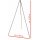 FOX OUTDOOR Dreibein - ca. 1 -9 m - Edelstahl - mit Kette und Haken