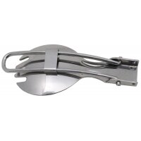 FOX OUTDOOR Cuillère - pliable - Acier inoxydable