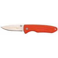 FOX OUTDOOR couteau pliant - une main - orange - manche TPR