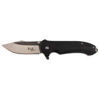 FOX OUTDOOR couteau pliant - une main - noir - manche G10