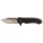 FOX OUTDOOR Klappmesser - Einhand - schwarz - G10-Griff