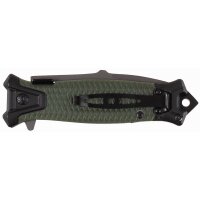 FOX OUTDOOR couteau pliant - Snake - une main - olive -...