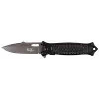 FOX OUTDOOR Couteau pliant - Snake - une main - noir -...