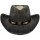 FOX OUTDOOR Chapeau de paille - Texas - avec ruban pour chapeau - noir-marron