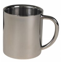 FOX OUTDOOR Tasse - Edelstahl - doppelwandig - ca. 250 ml