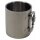 FOX OUTDOOR Tasse - Edelstahl - Karabiner - doppelwandig - ca. 300 ml