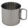 FOX OUTDOOR Tasse - Acier inoxydable - Poignées pliantes - env. 450 ml