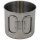 FOX OUTDOOR Tasse - Acier inoxydable - Poignées pliantes - env. 450 ml