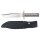 FOX OUTDOOR Überlebensmesser - silber - Aluminiumgriff - Scheide