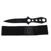 FOX OUTDOOR Couteau à lancer - 2 tranchants - noir...