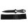 FOX OUTDOOR Couteau à lancer - 2 tranchants - noir - fourreau