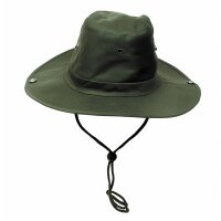 MFH chapeau de brousse - kaki - avec mentonnière -...