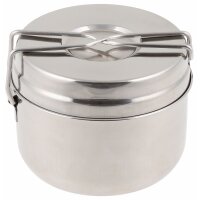MFH CZ Batterie de cuisine - Acier inoxydable - 3...