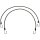 MFH Expander - 75 cm - avec crochet - 6 mm - olive - pack de 2