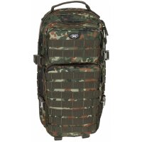 MFH HighDefence US Rucksack - Assault I - flecktarn