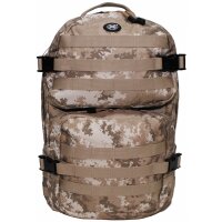 MFH HighDefence US Rucksack - Assault II - vegetato desert
