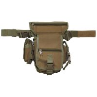 MFH Hip Bag - coyote tan - fixation pour la jambe et la...