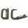 MFH Karabiner - Plastik - MOLLE - coyote tan - 2er Pack