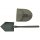 MFH bêche pliante - manche en bois - 2 pièces - olive