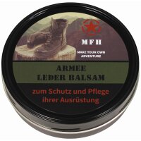 Baume pour cuir MFH - Army - incolore - boîte de...