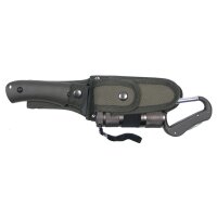 MFH set de couteaux - olive - manche plastique - fourreau