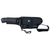 MFH set de couteaux - noir - manche plastique - fourreau