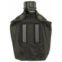 Gourde en plastique MFH - olive - neuve - 1 l - avec...