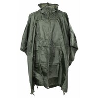 MFH Poncho - Rip Stop - olive - ca. 144 x 223 cm