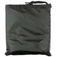 MFH Poncho - Rip Stop - noir - environ 144 x 223 cm