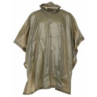 MFH Poncho - vinyle - olive - ca. 200 x 127 cm - 0,12 mm