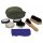 MFH set de cirage - olive - 2 brosses - 2 boîtes de cirage