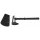 MFH Tomahawk - Tactical -noir - manche plastique - fourreau