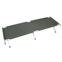 MFH US lit de camp - alu - olive - extra long