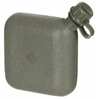 MFH US Feldflasche - eckig - mit Hülle - oliv - 2 Qt
