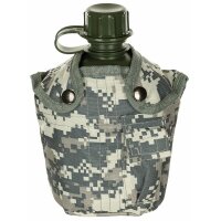 Gourde en plastique MFH US - 1 l - housse - AT-digital -...