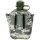 Gourde en plastique MFH US - 1 l - housse - AT-digital - BPA-free